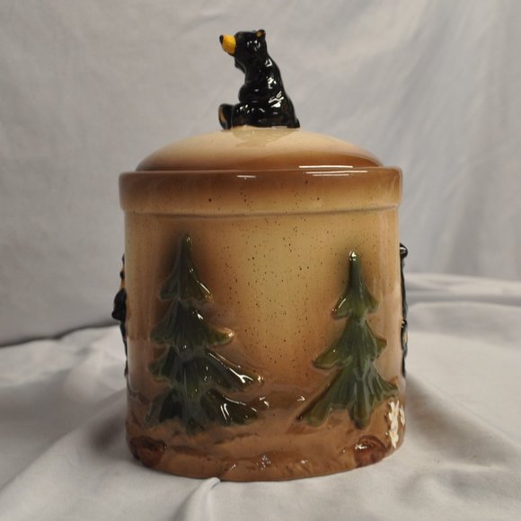 big sky carvers 5 cup canister bearfoots jeff fleming (332w) - Picture 10 of 14